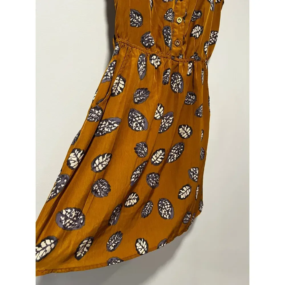 Sleeveless Collared Dress w Pockets Open Back Small - Picture 6 of 6